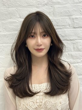 アマトウキョウ アユンチェ(AMA TOKYO×AYUNCHE) 韓国スタイル/ナチュラルくびれヘア_くびれ巻き_レイヤーカット