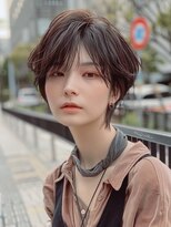 レヴ 草加店(LEV.)&nbsp;イメチェン　外ハネ　ボブ　美髪　ワイドバング　ブルーブラック