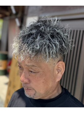 ピシャッとニ代目銀二郎 ツイストホワイトメッシュ