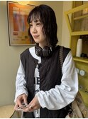 〈浅草 半個室〉パーマ×ロブ×艶バイオレット