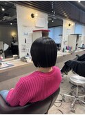ぱつっとボブ ショートボブ
