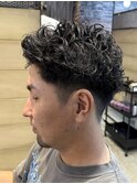ツイストスパイラルパーマ/スパイキーショート/ツーブロック