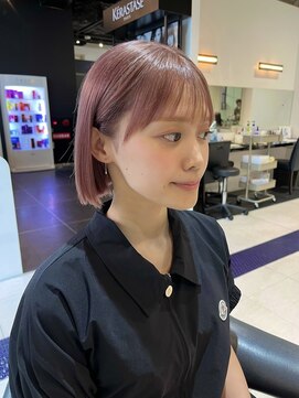 トリコ心斎橋(trico) ブリーチ1回~2回!大人ピンクカラー