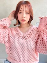 メーヴェ(Mowen)&nbsp;mowen 南堀江　ピンクベージュ　× くびれボブ