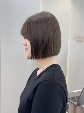 ロンドリゼル 札幌(Lond RiseL) ◯ オリーブグレー/韓国/レイヤーカット/髪質改善/縮毛矯正/札幌