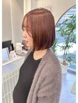 ロンドリゼル 札幌(Lond RiseL) オリーブグレー/前髪/ボブ/マロンベージュ/レイヤーカット/小顔