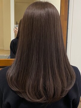 コレクティブワーク 表参道 渋谷(COLLECTIVE WORK) バイカルテ レイヤー 髪質改善  ベージュ 酸熱トリートメント