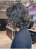 ミディアムココアベージュ小顔顔周りレイヤー_ba574111