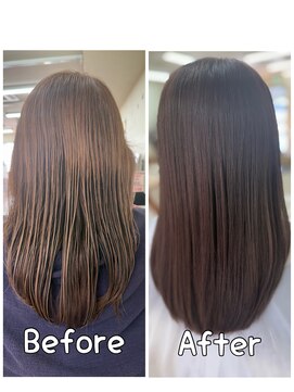 アール ヘアーアンドメイク 妻田店(R Hair&Make) カラー+美髪再生トリートメント