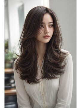 ダル 渋谷/表参道(DAL.) フェミニンフローレイヤーブラウンショコラ