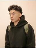 フリンジカット×パーマ