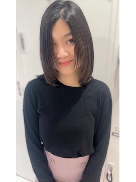 アッシュ 二俣川南口店(Ash) 【結べるボブ】ミディアムレイヤー
