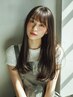 【朝が楽に！顔まわりすっきり♪】カット＋顔まわり縮毛矯正 ￥9350→￥7480