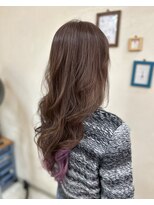 セットアップ 岡山北長瀬店(SET-UP) 大人ガーリー インナーカラー/ラベンダーパープル