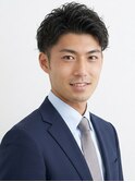 清潔感×束感ツイストスパイラル×センターパートビジネスヘア