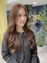 セン(cen) ロングレイヤーカット ゆる巻き