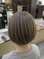 ビーワンヘアー 藤井寺 土師ノ里(B1hair) ショートボブ/丸みボブ