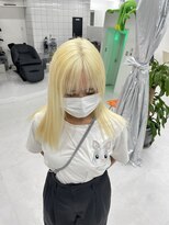 ギア(GEAR.)&nbsp;色落ちしないブリーチカラー◎ブロンド/抜きっぱなしブリーチ
