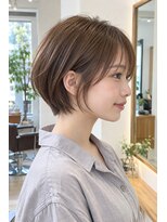 ライクバイコトナ 越谷(RIKE by kotona)&nbsp;ショートボブ髪型20代30代40代50代前髪あり前髪なし面長丸顔越谷