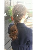 ダウンゆるヘアアレンジ☆☆