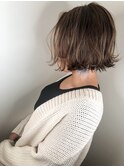 切りっぱなしボブ×お洒落ショート×セミウェット×ラフウェーブ