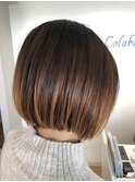 バレイヤージュボブ