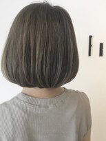 フレイムスヘアデザイン(FRAMES hair design) ☆大人ワンレンボブ×3Dグレージュカラー☆