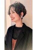 【hair labo.】前下がりハンサムショート