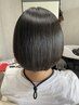 [お悩み改善]カット+縮毛矯正+地肌ヘアケアリペアメント+ヘッドスパ付 ¥22000