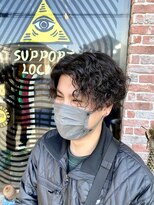 アントルポ(entrepot)&nbsp;センターパート×スパイラルパーマ　[yoshiaki]