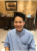 【LUDLOW BLUNT】 刈り上げなし テーパーフェード ナチュラル