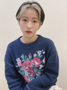 オアシスアヴェダ 立川(OASIS AVEDA) ハンサムショート　インナーカラー