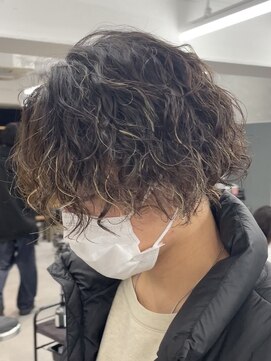 オーバルバイアピッシュ(OVARL by apish) 縦落ちパーマ/ウザバング/こなれヘア/なみなみウェーブ