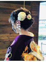 ブルーム ヘア デザイン(bloom hair design)&nbsp;成人式着付け/アップセット