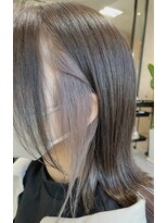 ホワイトストーン WHITE STONE&nbsp;熊本 イヤリングカラー シルバーカラー 20代30代 ヘアカラー