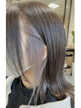 ホワイトストーン WHITE STONE&nbsp;熊本 イヤリングカラー シルバーカラー 20代30代 ヘアカラー