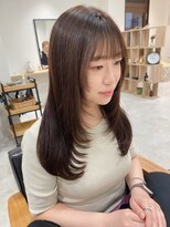 リーシュ(Re:sh)&nbsp;レイヤーカット／オリーブベージュ/艶髪