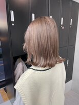 ルネ 北千住(Renee)&nbsp;ピンクベージュ_ペールカラー_外ハネボブ