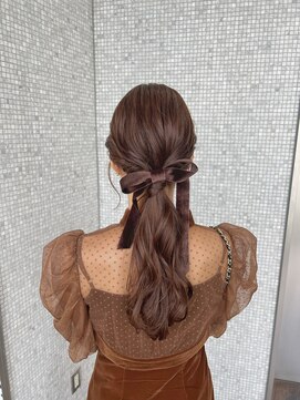 ザック ヴィ(ZACC vie) ローポニー / お呼ばれヘア