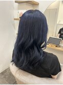 ネイビーブルー/ダブルカラー/SHEERalun新小岩店