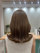 ロウブ(roubu.)&nbsp;30代40代ダークアッシュ黒髪ボブウルフネビージュ小顔韓国