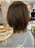 オリーブブラウン×ウルフスタイル