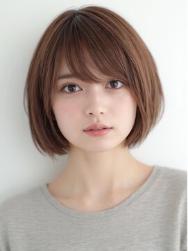 クラン 横浜(Clanc) くびれヘア ハイライトカラー アプリコットオレンジ 夏