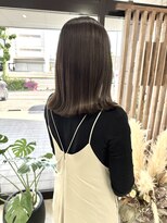 ラフ(laugh)&nbsp;切りっぱなしボブ / カーキアッシュ