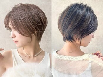 エンクス(enx)の写真/＜ｍｍ単位でつくる＞小顔見えショートで自然体の美しさをご提供[横浜/鶴ヶ峰/ショート/ボブ/髪質改善］