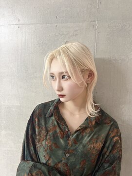 モニカ 原宿店(MONIQA) 抜きっぱなしブロンドカラー