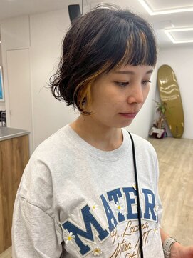 ヌビラ(Nubira) ボブパーマ/ニュアンスパーマ/インナーカラー/西千葉