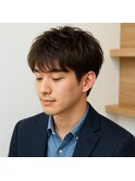 ビジネスマッシュショート 20代 30代 40代 50代 60代 メンズ
