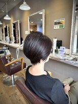 ヘアーメイクロージー 八軒店 (HAIR MAKE ROSY)&nbsp;ひし形シルエットの大人ショートボブ