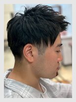 クリアオム 春日部(CLEAR homme)&nbsp;メンズ 爽やか刈上げアップバングショートスタイル ビジネス◎